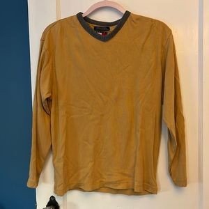 Small Tommy Hilfiger mustard yellow long sleeve.